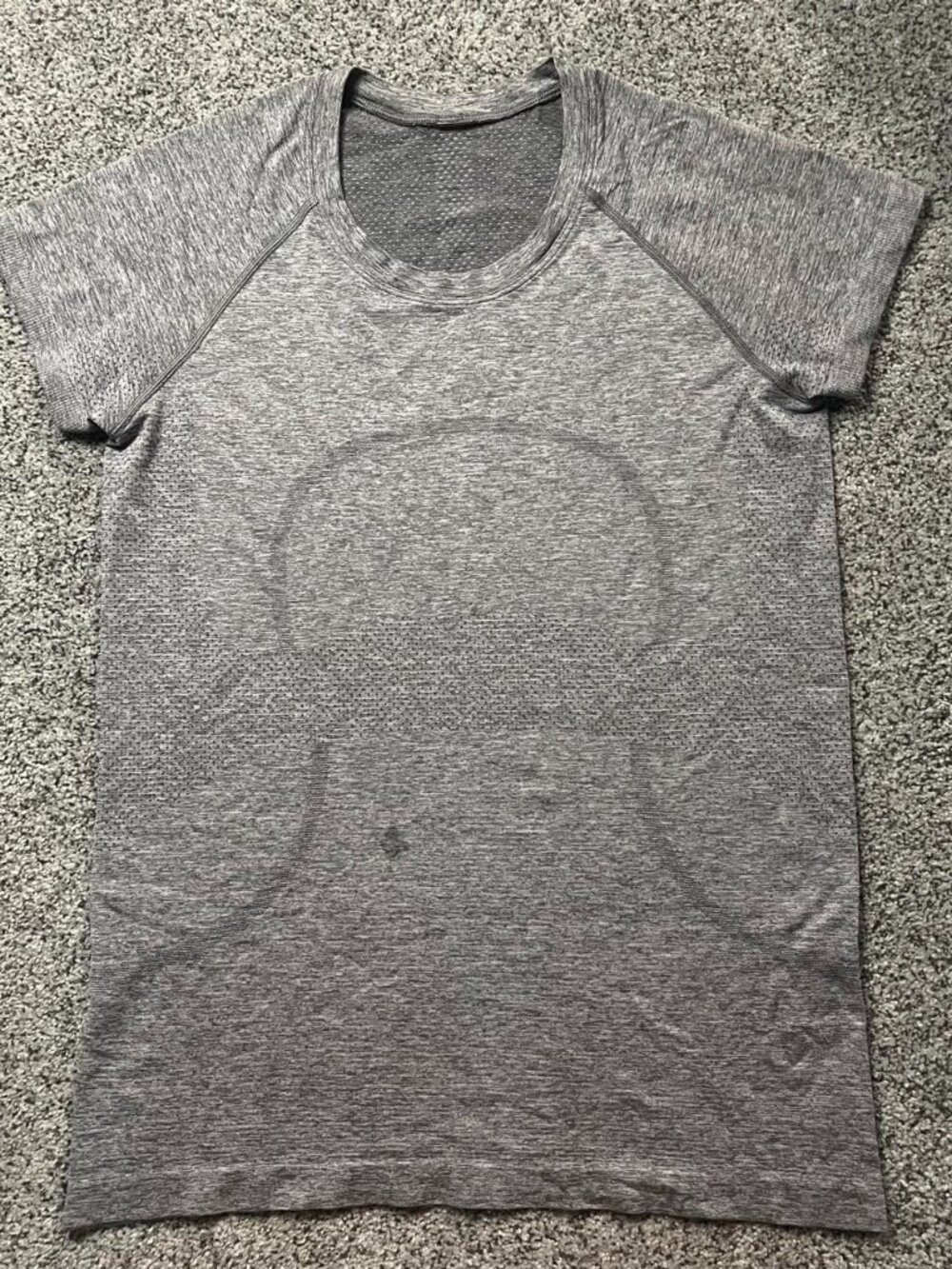 Grey Lululemon short sleeve swiftly